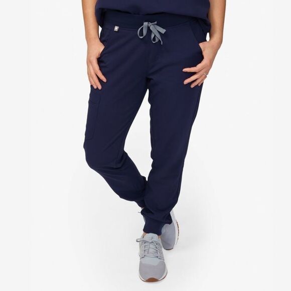 Figs Navy Blue Jogger Style Scrub Pants Sz XXL - Picture 1 of 6
